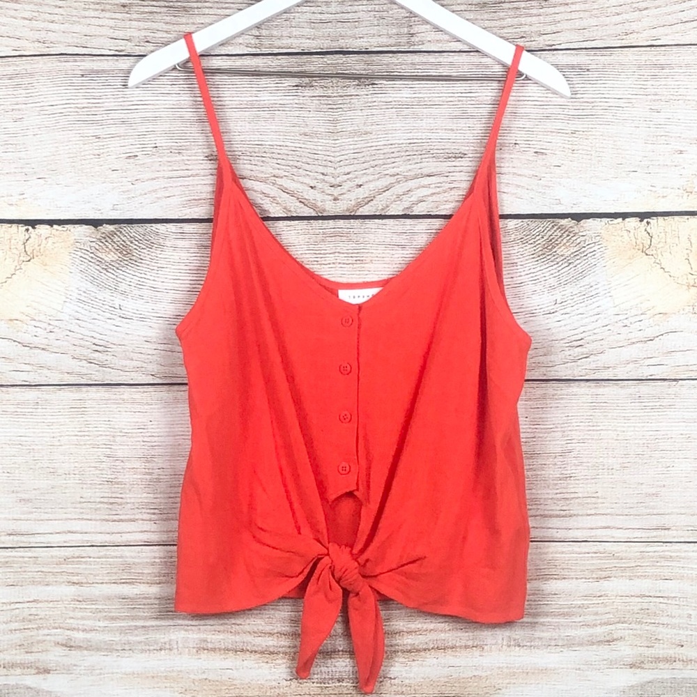 TopShop | Tie Front Camisole Top